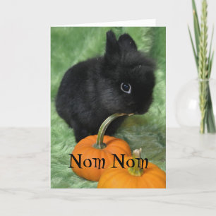Naam Halloween Bunny Card Kaart