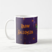 Naam, Halloween Creepy Oranje Spiders 11oz Koffiemok (Links)