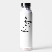 Naam Hand Geschreven Bachelorette Bruidsfeest Waterfles (Links)