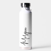 Naam Hand Geschreven Bachelorette Bruidsfeest Waterfles (Links)
