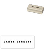 Naam Handtekening Bold Business Self Ink Stamp Rubberstempel (Gestempeld)