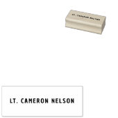 Naam Handtekening voor het ondertekenen van Rubber Rubberstempel (Gestempeld)