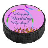 Naam Happy Birthday Hockey Puck (3/4)