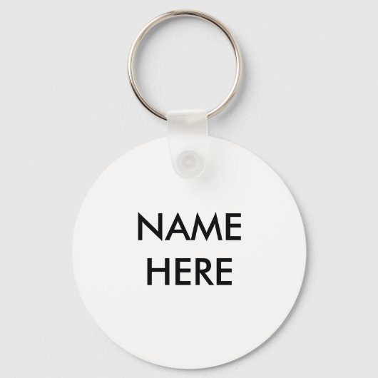Naam hier Sleutelhanger (Voorkant)