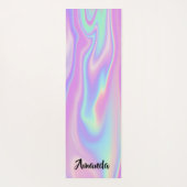 Naam Holographic Pink Ombre Gift Idee Yogamat (Achterkant)