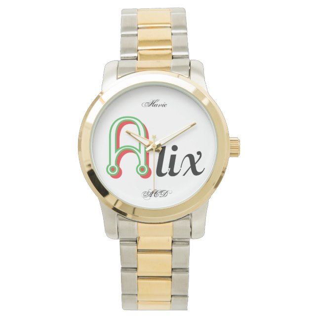 NAAM HORLOGE ALIX HAVIC ACD (Voorkant)