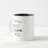 Naam Hot-cacaoscript, Mok met tweetone koffie (Voorkant links)