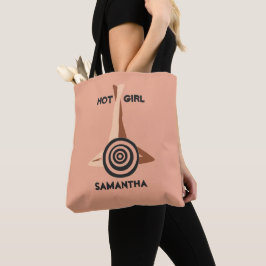  naam Hot Girl Summer Peach Zand Tote Bag