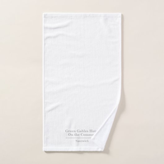 Naam hotel of accommodatie bad handdoek (Handdoek)