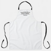 Naam hotel of restaurant schort (Voorkant)