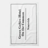 Naam hotel of restaurant theedoek (Verticaal)