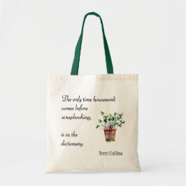 Naam, Humorous Craft Gezegde, Katoen Tas