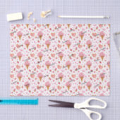 Naam, Hydrangea Bloemen Hart Suikerkoekjes Tissuepapier (Craft)