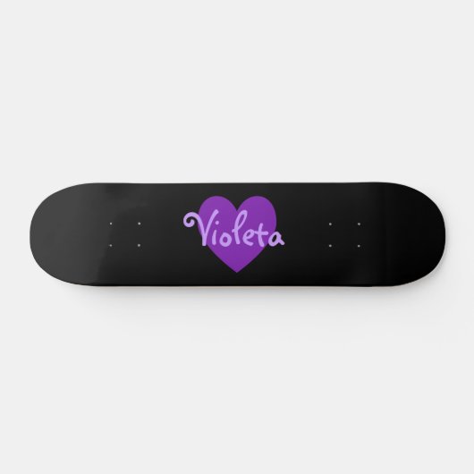 Naam in het Paars Persoonlijk Skateboard (Horizontaal)