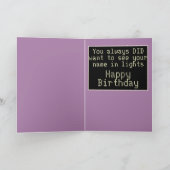 Naam in Klantgerichte Lichten Kaart (Binnen)