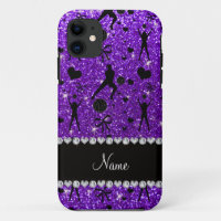 Naam indigo paarse glitter volleyballen harten bog