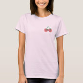Naam Initiaal Cherry Fruit T-shirt (Voorkant)
