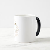 Naam & Initiaal Gouden Monogram Magic Mok (Voorkant rechts)