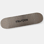 Naam Initiaal grijs donkerchequeBord toevoegen Kij Persoonlijk Skateboard<br><div class="desc">Voeg om het even welke naam of initialen toe u op dit geweldige ontwerp wilt - zie mijn opslag voor veel meer gepersonaliseerde skateboard design en Skateboard T-Shirts,  Hoodies,  Backpacks,  Blankets en meer.</div>