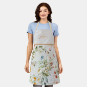 Naam, Initiaal Waterverf 1600s Stilleven Kunst Schort (Gedragen)