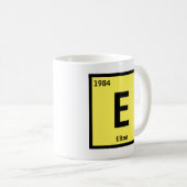 Naam Initiaal wijzigen Jaar Periodieke Tabel E F G Koffiemok (Voorkant rechts)