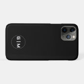 Naam initialen Case-Mate iPhone case (Achterkant (horizontaal))