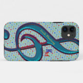 naam initialen clave musical note Case-Mate iPhone case (Achterkant (horizontaal))