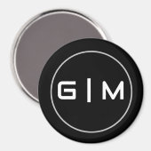 Naam  initialen magneet (Voorkant / Achterkant)