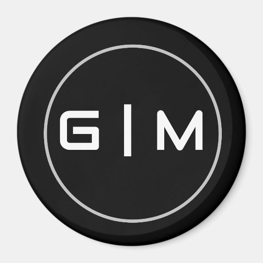 Naam  initialen magneet (Voorkant)