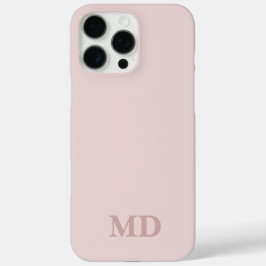 naam initialen monogram iPhone 16 Pro Max hoesje