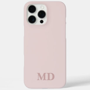 naam initialen monogram iPhone 16 Pro Max hoesje