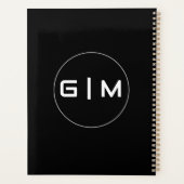 Naam initialen planner (Achterkant)