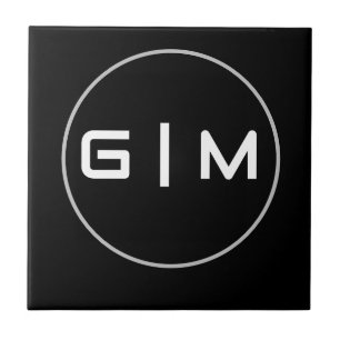 Naam  initialen tegeltje