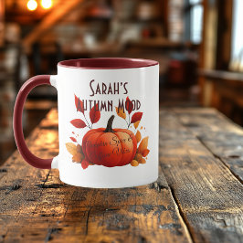Naam is Autumn Mood Coffee – Pumpkin Spice Vibes Mok