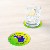 Naam Jaar Australië Dag BBQ toevoegen Kartonnen Onderzetters (Insitu)