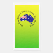 Naam Jaar Australië Dag BBQ toevoegen Servet (Voorkant)