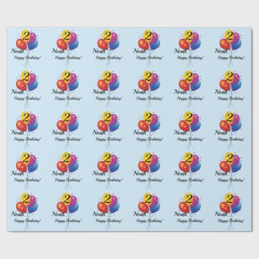 NAAM JAAR BENAMINGEN VAN KLANTENVERVANGINGSPORTEFE CADEAUPAPIER (Vlak)