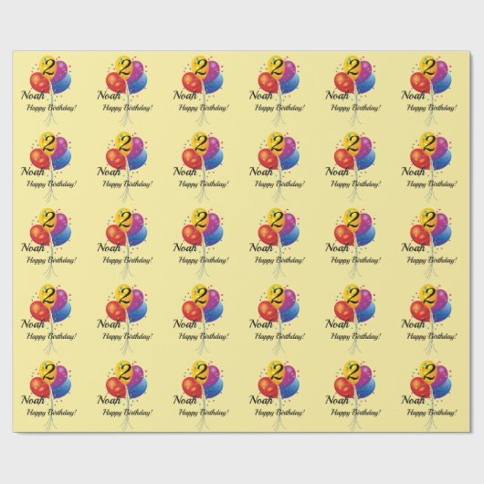 NAAM JAAR BENAMINGEN VAN KLANTENVERVANGINGSPORTEFE CADEAUPAPIER (Vlak)