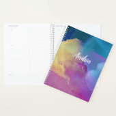 Naam/Jaar/Paarse Blauwe Agaat Planner (Display)