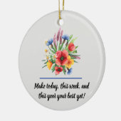 Naam, jaarrond display, 2026 Nieuwjaar Keramisch Ornament (Links)