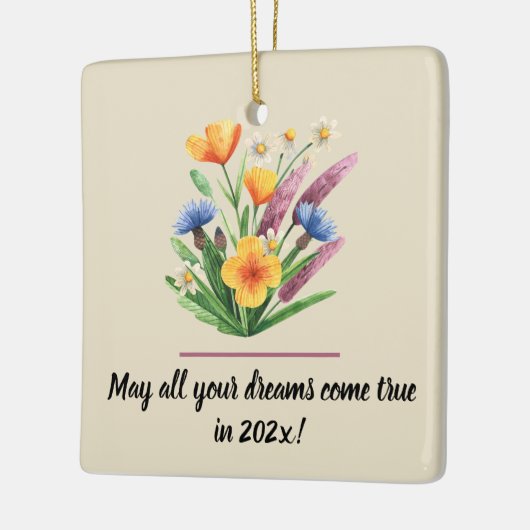 Naam, jaarrond display, 2026 Nieuwjaar Keramisch Ornament (Links)