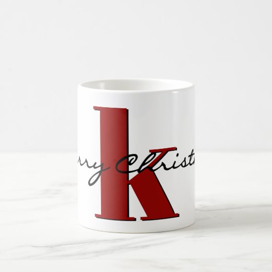 Naam, januari Garnet Birthstone | vrolijk kerstfee Koffiemok (Center)