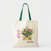 Naam, je kunt het, waterverf bloem tas (Voorkant)