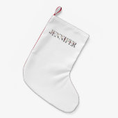 Naam Jennifer Kleine Kerstsok (Voorkant (Hangend))