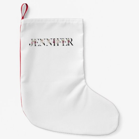 Naam Jennifer Kleine Kerstsok (Voorkant)