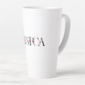 Naam Jessica. Latte Mok (Rechterhoek)