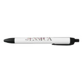 Naam Jessica. Zwarte Inkt Pen (Bodem)