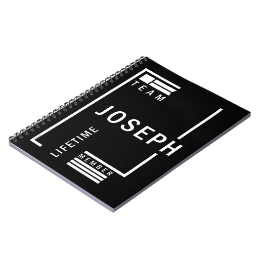 Naam Joseph Notitieboek (Linkerzijde)