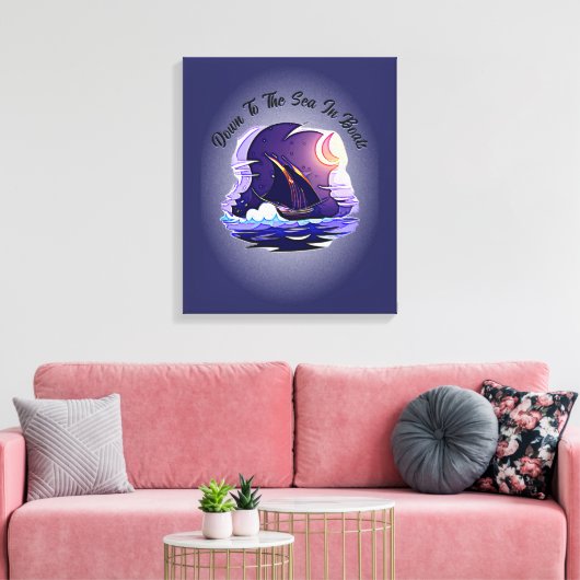 Naam Jouw tekst toevoegen, Verzending verzorgen, K Canvas Afdruk (Insitu (Woonkamer))