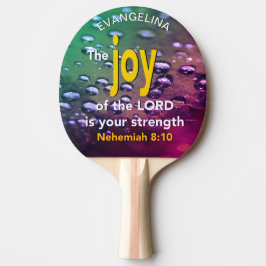 Naam Joy of the Lord Ping Pong Paddle Tafeltennisbatje